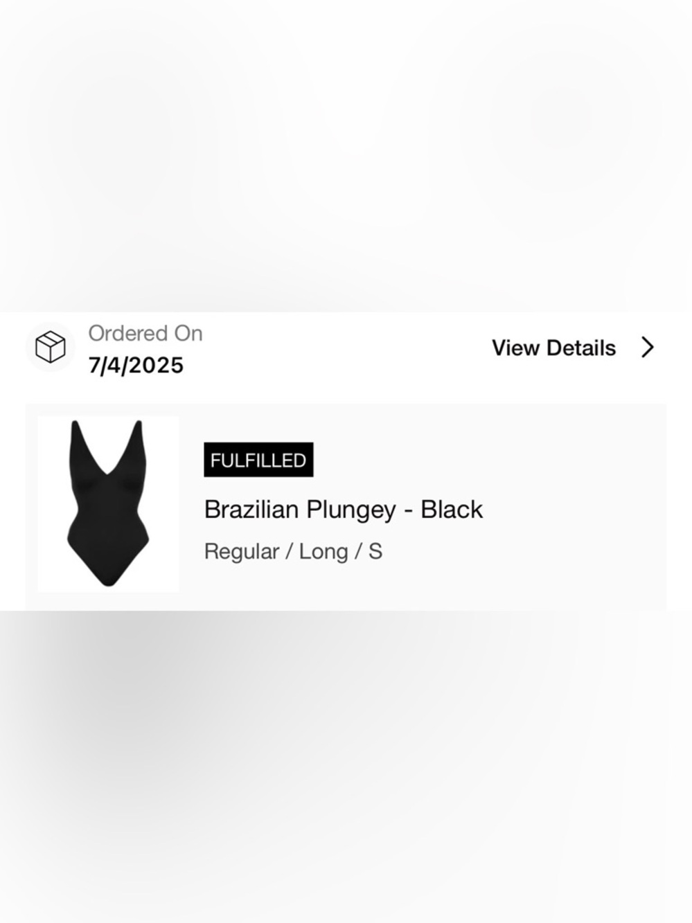 TA3 Black Brazilian Plungey shaping swimsuit Sz small R/L-NWOT - Picture 6 of 6